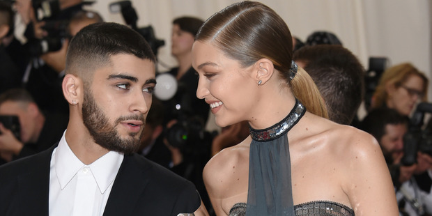 Banks also described Malik's girlfriend Gigi Hadid as a "curry scented b***h". Photo / AP