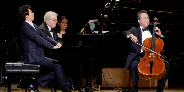 Lang Lang (left), named as one of Time magazine's top 100 most influential people in 2009, has performed with leading orchestras in Europe, the United States and China. Photo / AP