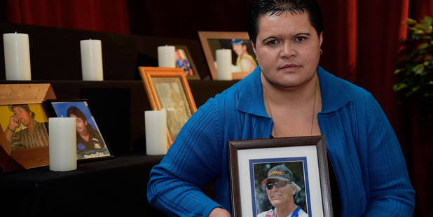 Maryanne Butler-Finlay, who lost her husband, Charles Finlay in a forestry accident in 2013. Photo/File