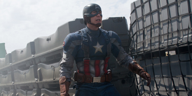 Chris Evans as Captain America. Photo / Marvel