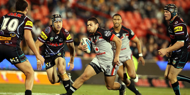 Panthers v Warriors NRL rugby league match at Pepper Stadium, Penrith Australia, Saturday 15 August 2015. Photo / Photosport