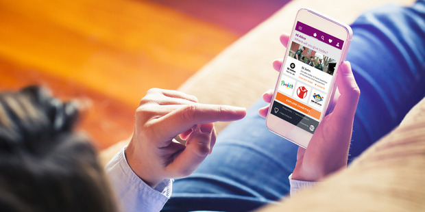 Charities are pinning their hopes on the new Easy Giving app for mobile phones. Photo / Supplied
