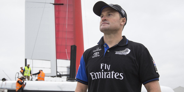 Team New Zealand skipper Glenn Ashby. Photo / Greg Bowker