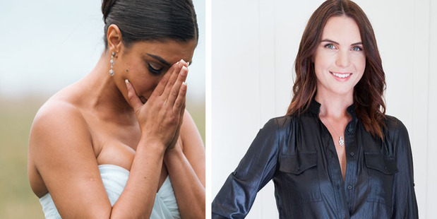 Naz looked like a heartbroken princess, while Storm's jumpsuit fabric unfortunately reminds us of a bin liner. Photo / Supplied