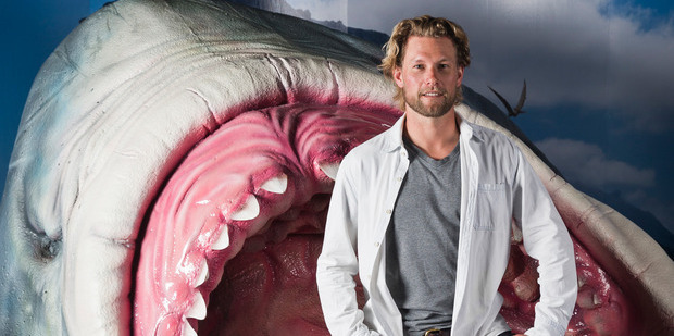 Shark Man Riley Elliott. Photo / Greg Bowker