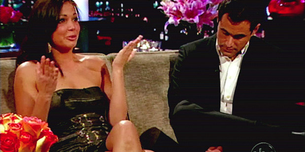 The ill-fated Melissa and Jason from The Bachelor US. Photo / ABC