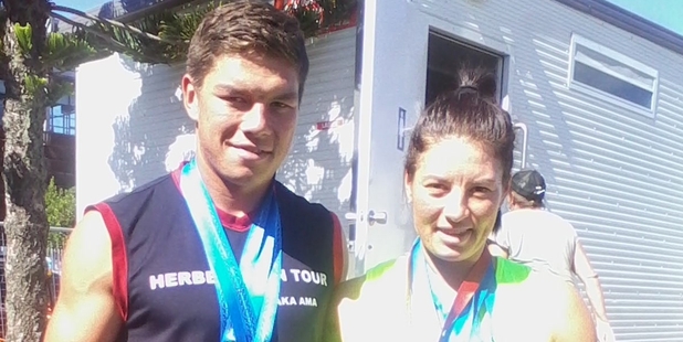 SHINING STARS: Tupu and Rose King between them collected a wealth of medals at the 2016 waka ama world championships on the Sunshine Coast in Australia last week.