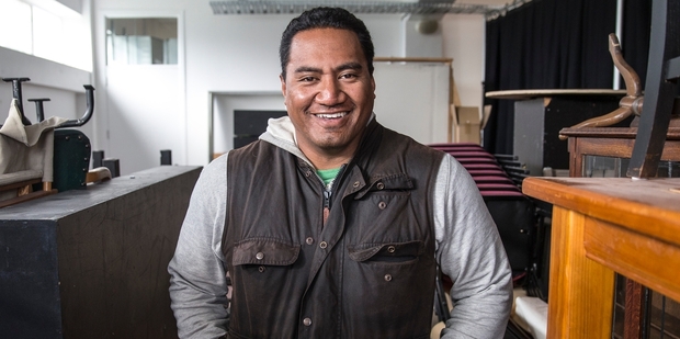 Actor Fasitua Amosa, who plays Reverend Sykes in the Auckland Theatre Company production of To Kill a Mockingbird. Photo / Michael Craig