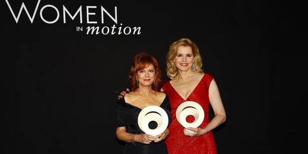 Susan Sarandon and Geena Davis collect some awards in Cannes. Photo / Getty Images
