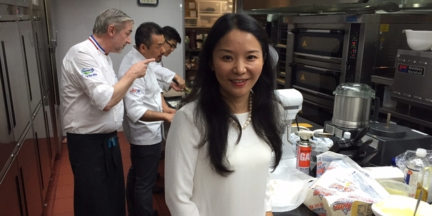 Christina Zhu in Fonterra's Shanghai food technology centre. Photo / Christoper Adams