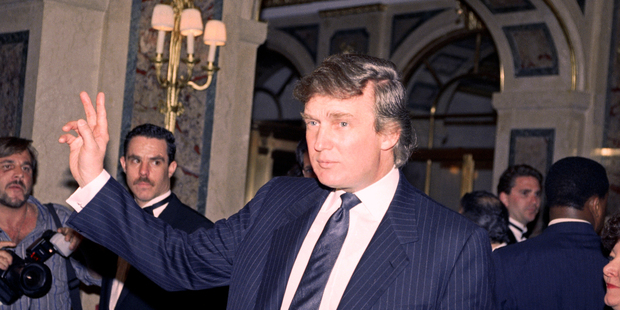 Donald Trump is seen in New York in 1991. Photo / AP