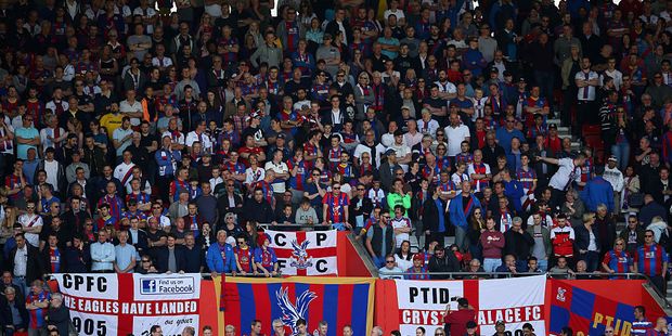 Crystal Palace fans. Photo / Getty