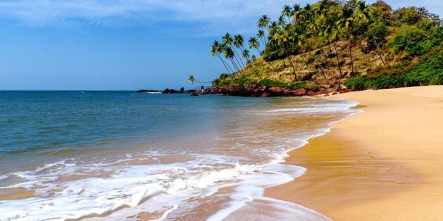 Agonda Beach is known for its simple beauty. Photo / Supplied