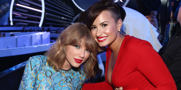 Singers Taylor Swift and Demi Lovato are no longer friends. Photo / Getty Images