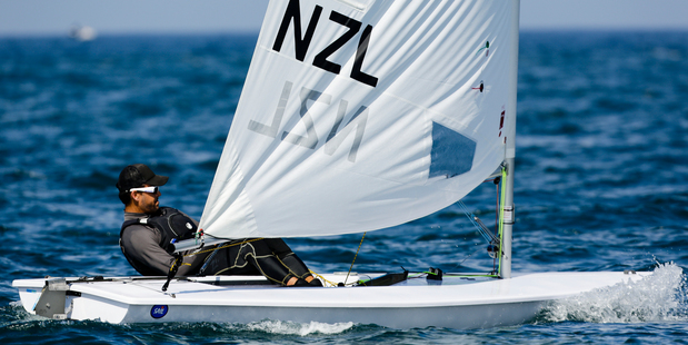Sam Meech in action during the 2014 ISAF Sailing World Championships. Photo / Getty Images