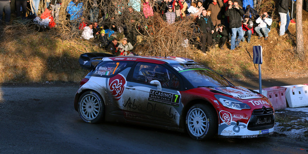 Kris Meeke during the Shakedown of the WRC Monte Carlo. Photo / Getty Images