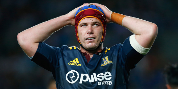Joe Wheeler in action for the Highlanders. Photo / Getty Images