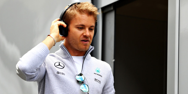 Nico Rosberg has put his collision with Lewis Hamilton behind him. Photo / Getty Images