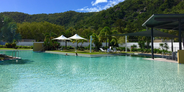 The lagoon pool on Blue Resort at Magnetic Island.