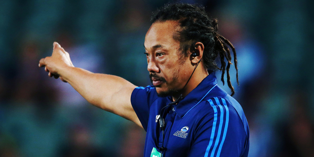 Blues coach Tana Umaga must address the lack of fight from his troops at Ellis Park. Picture / Anthony Au-Yeung, Photosport