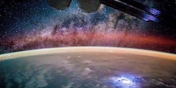 A view of the Milky Way from the International Space Station. Photo / NASA