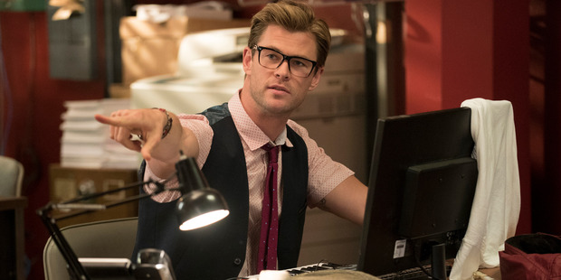 Chris Hemsworth in a scene from Ghostbusters. Photo / AP