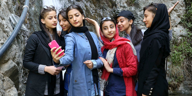 Iran believe Kim Kardashian encourages young people to shun conservative traditions and subvert Islamic values. Photo / AP