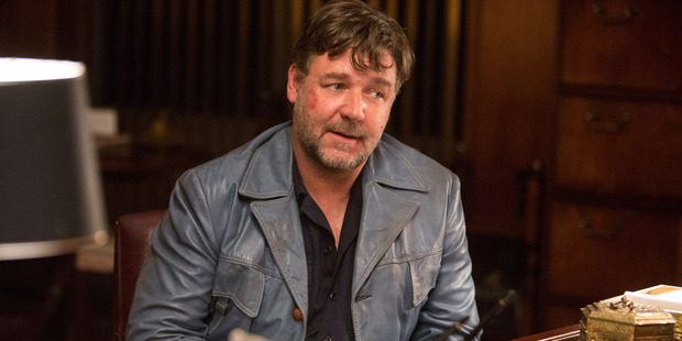 Russell Crowe in a scene from The Nice Guys. Photo / AP