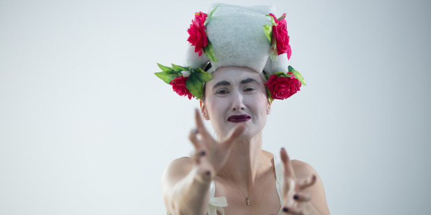 Soprano Amy Jansen sings the role of Dido, Queen of Carthage in Opera Unstuck's Dido and Aeneas: Recomposed . Picture / Priscilla Northe