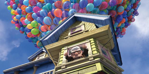 A scene from the film Up, which helped Celine Dion's children deal with the loss of their father. Photo / Supplied.