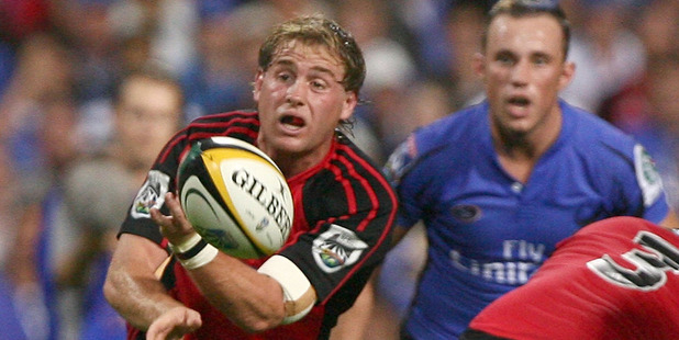 Andy Ellis during his debut season for the Crusaders in 2006. Photo / Getty
