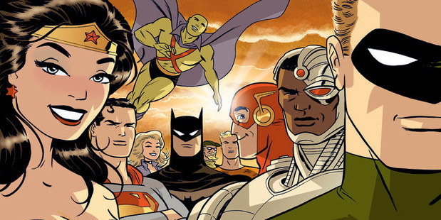 Cooke is famed for re-imagining the Justice League members. Photo / DC Comics