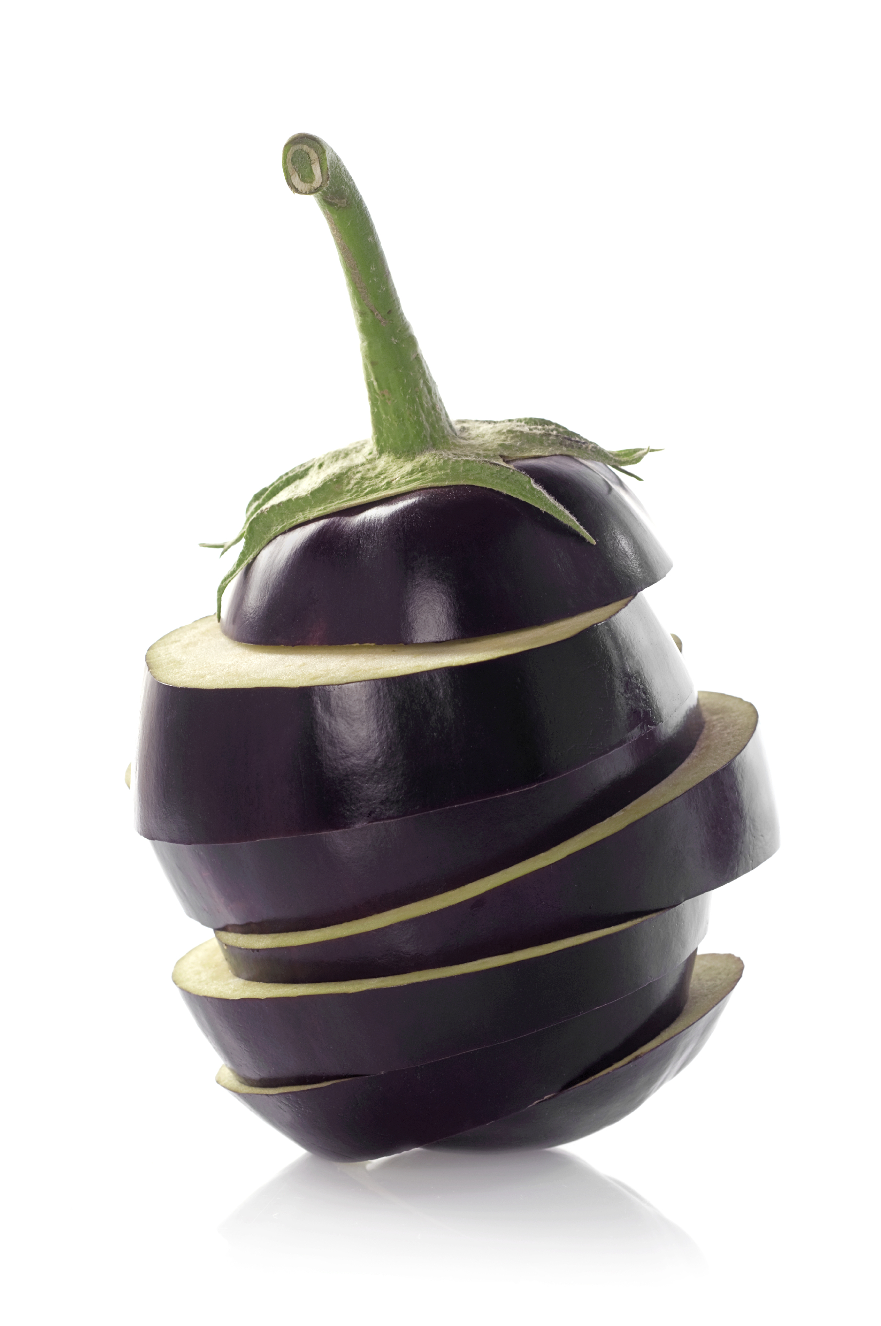 Once resembling a small, white egg, the eggplant has grown through selective breeding into a large, fleshy, purple mass. Photo / iStock
