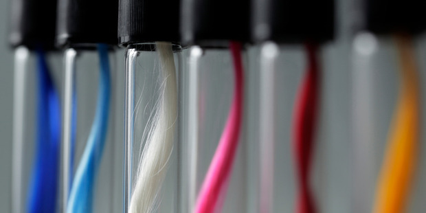 Strands of synthetic spider silk, developed and manufactured by Spiber Inc. Photo / Kiyoshi Ota
