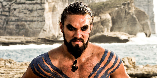 Jason Momoa played Dany's husband Khal Drogo in season one, and never stopped rooting for her. Photo / HBO