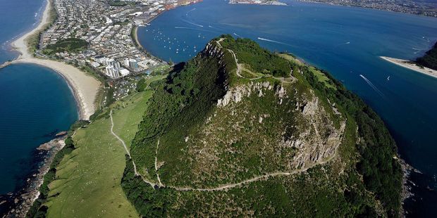 Mauao's summit, overlooking Mount Maunganui, has become a favourite for recreational walkers. Photo/file