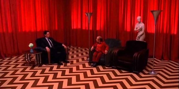 The infamous Red Room in Fire Walk With Me. I want my garmonbozia (pain and suffering) anyone?