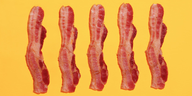 Bacon. About as bad for you as a spot of sunshine. Photo / Getty