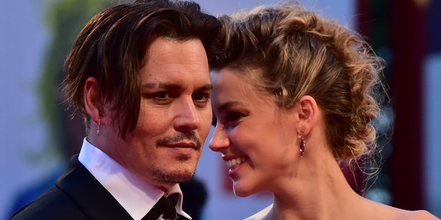 Johnny Depp and Amber Heard. Photo / Getty Images