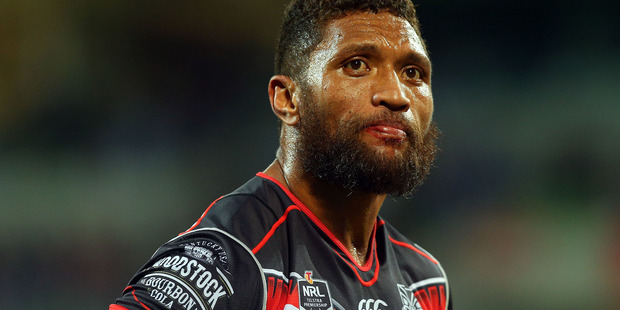 Warriors wing Manu Vatuvei is expected to be available for NRL selection following this week's bye round. Photo/Getty.