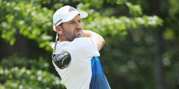 Sergio Garcia plays a shot during the Final Round at AT&T Byron Nelson tournament. Photo / Getty Images