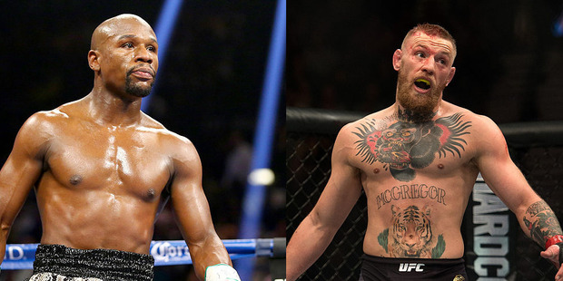A fight between Floyd Mayweather (L) and Conor McGregor (R) could happen. Photos / Getty