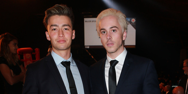 Max Key has dyed his hair platinum blonde ahead of his 21st birthday party on Friday. Photo / Norrie Montgomery