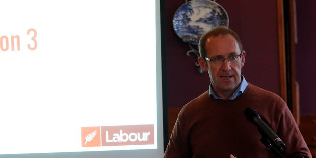LEADER'S MESSAGE: Labour Party leader Andrew Little was a keynote speaker at the party's Region 3 in the city on Saturday. PHOTO/STUART MUNRO