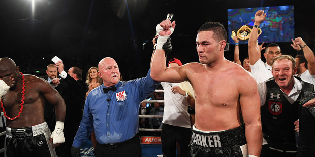 New Zealand Heavyweight boxer Joseph Parker v French Cameroon boxer Carlos Takam. Photo / Andrew Cornaga / www.photosport.nz