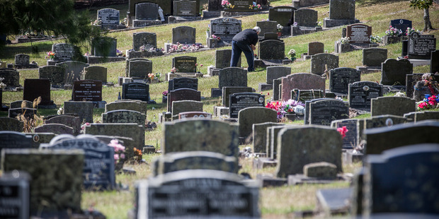 Nearly 1800 sets of ashes dating back as far as the 1920s and buried in vaults at Waikumete Cemetery must be treated with sensitivity and respect, says the council. Photo/ Jason Dorday