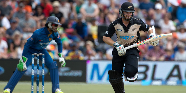 Black Caps opening batsmen Kane Williamson pictured in action against Sri Lanka in the first T20 cricket international at Bay Oval in Mt Maunganui earlier this year. Photo/file