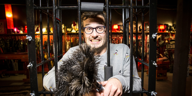 David Farrier, co-director of the documentary Tickled. Photo / Michael Craig