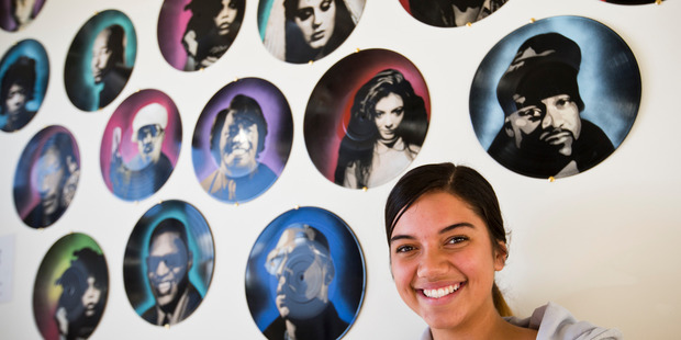 Stevie Davis-Tana, 19, a Youthline volunteer, says young people use the web because it is anonymous. Picture / Greg Bowker