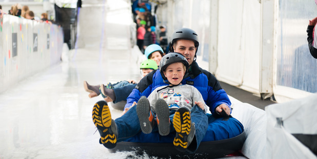 The Taupo Winter Festival will see many activities and events including the ice slide. Photo/File